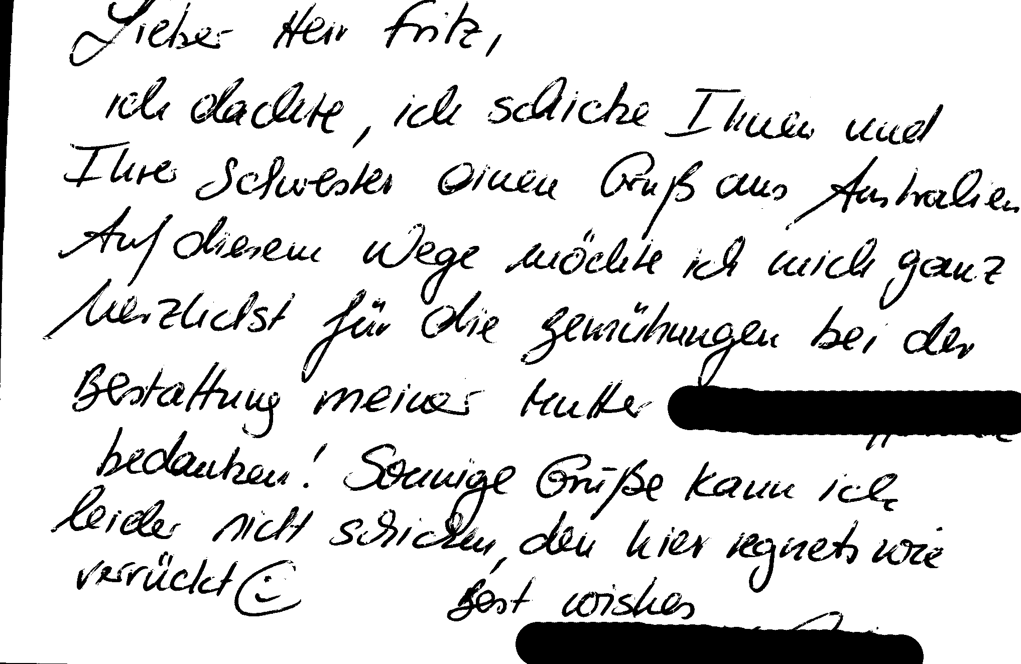 Bestatter Ichenhausen Beerdigung Feedback. Kundenstimmen. Danke