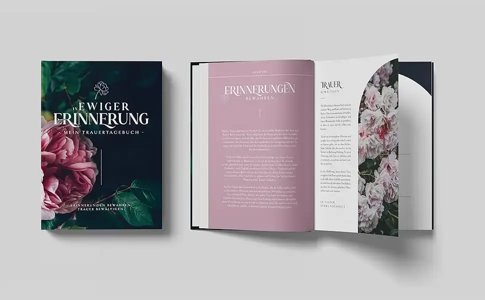 Horz Fritz Bestattungen Trauerprofile und Erinnerungsbücher mit Blumenmotiven, individuelle Bestattungen und Trauerbegleitung, professioneller Bestattungsservice in Deutschland.